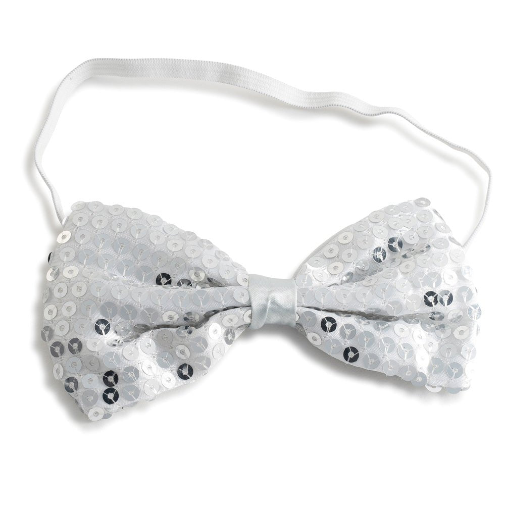 Shiny Sequin Bow Tie