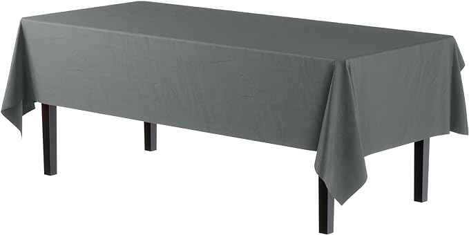 Silver Table Cover | 12 Pack