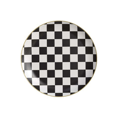 8 In. Earthtrends Checkerboard Paper Plates | 40 Count