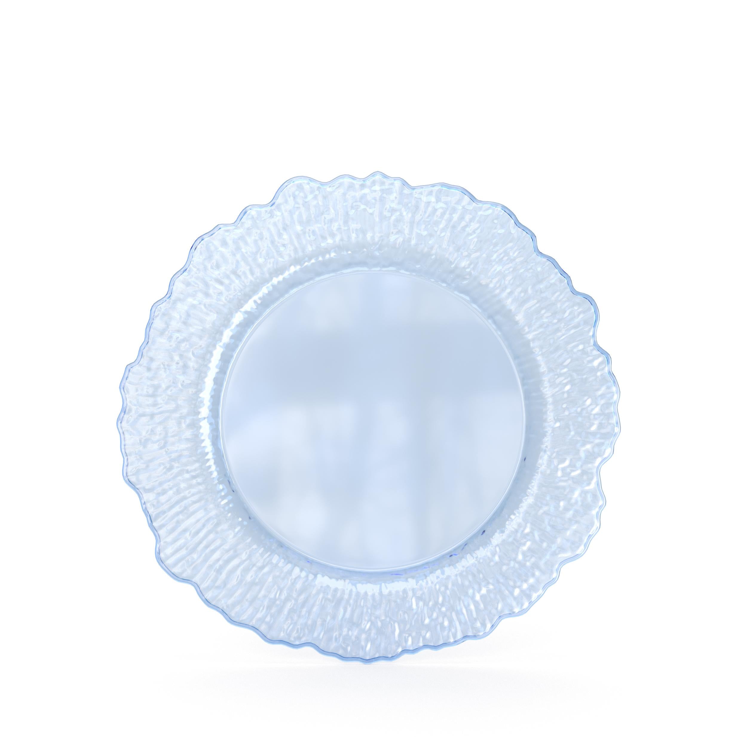 Blue Leaf Plate Combo | 90 10-inch + 90 7-inch