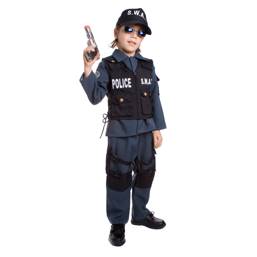 S.W.A.T. Police Officer Costume - Kids