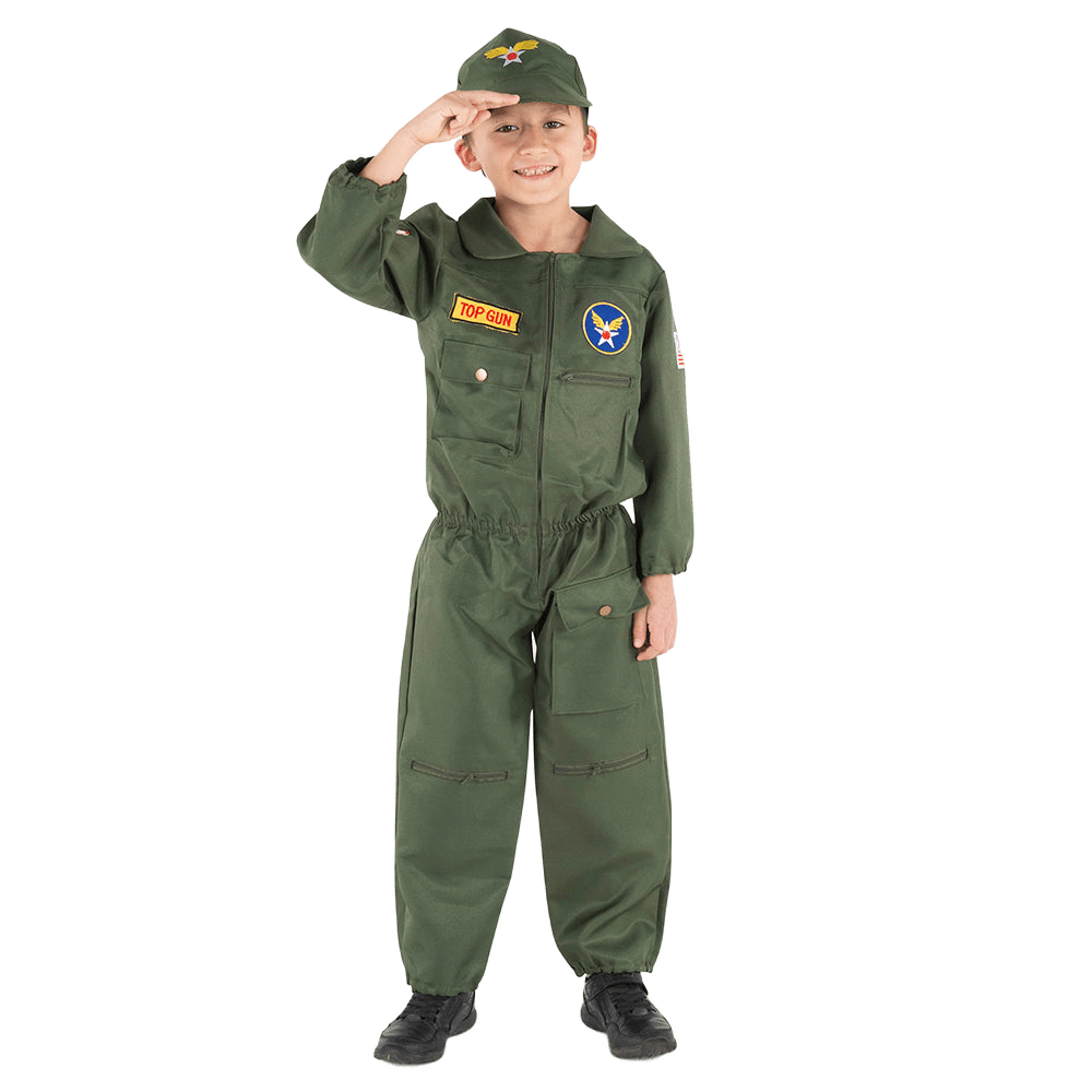 Top Gun Fighter Pilot Costume - Kids