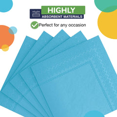 Turquoise Beverage Napkins | 300 Count