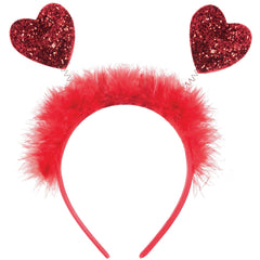 Valentine's Day Red Heart Head Bopper - Pack of 12