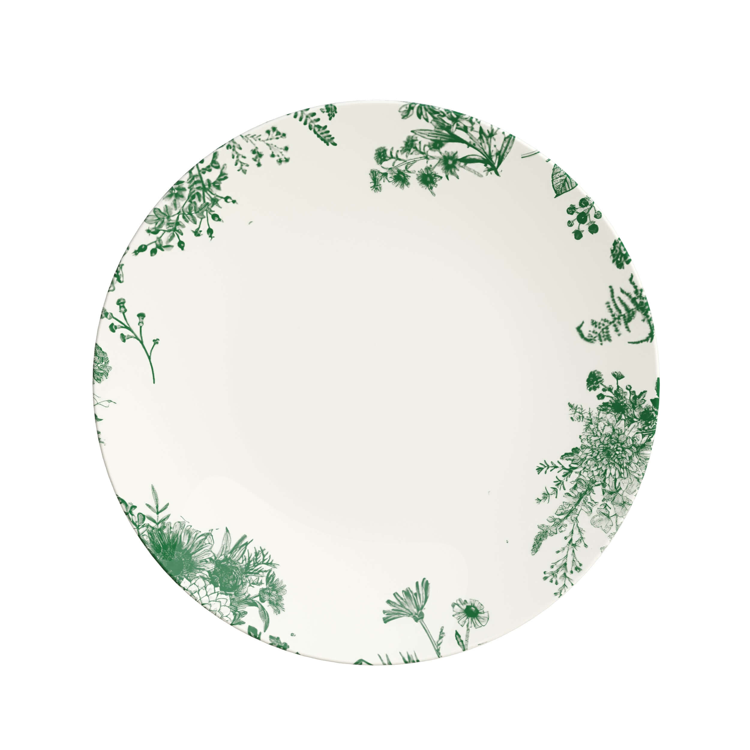 10" Verdure Design Plastic Plates (40 Count) - Yom Tov Settings