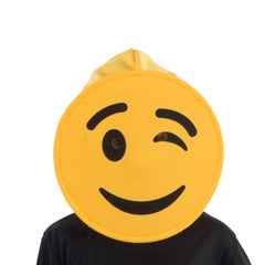 Winking Emoji Mask - Adults