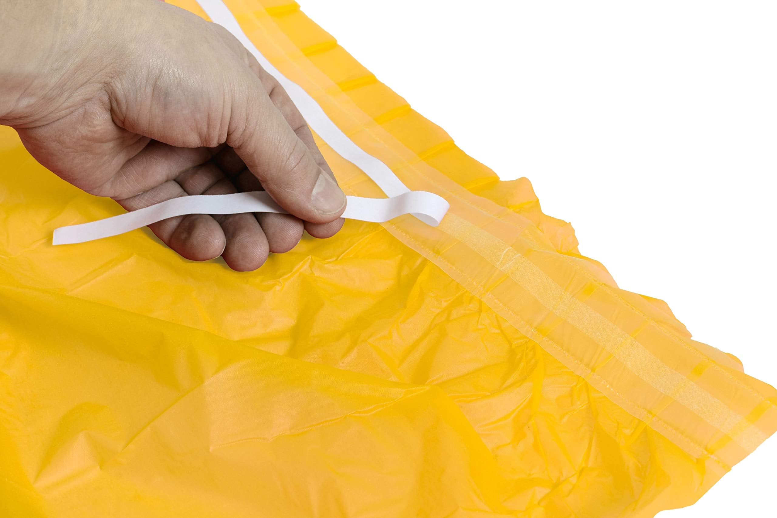 Yellow Plastic Table Skirt | 6 Pack