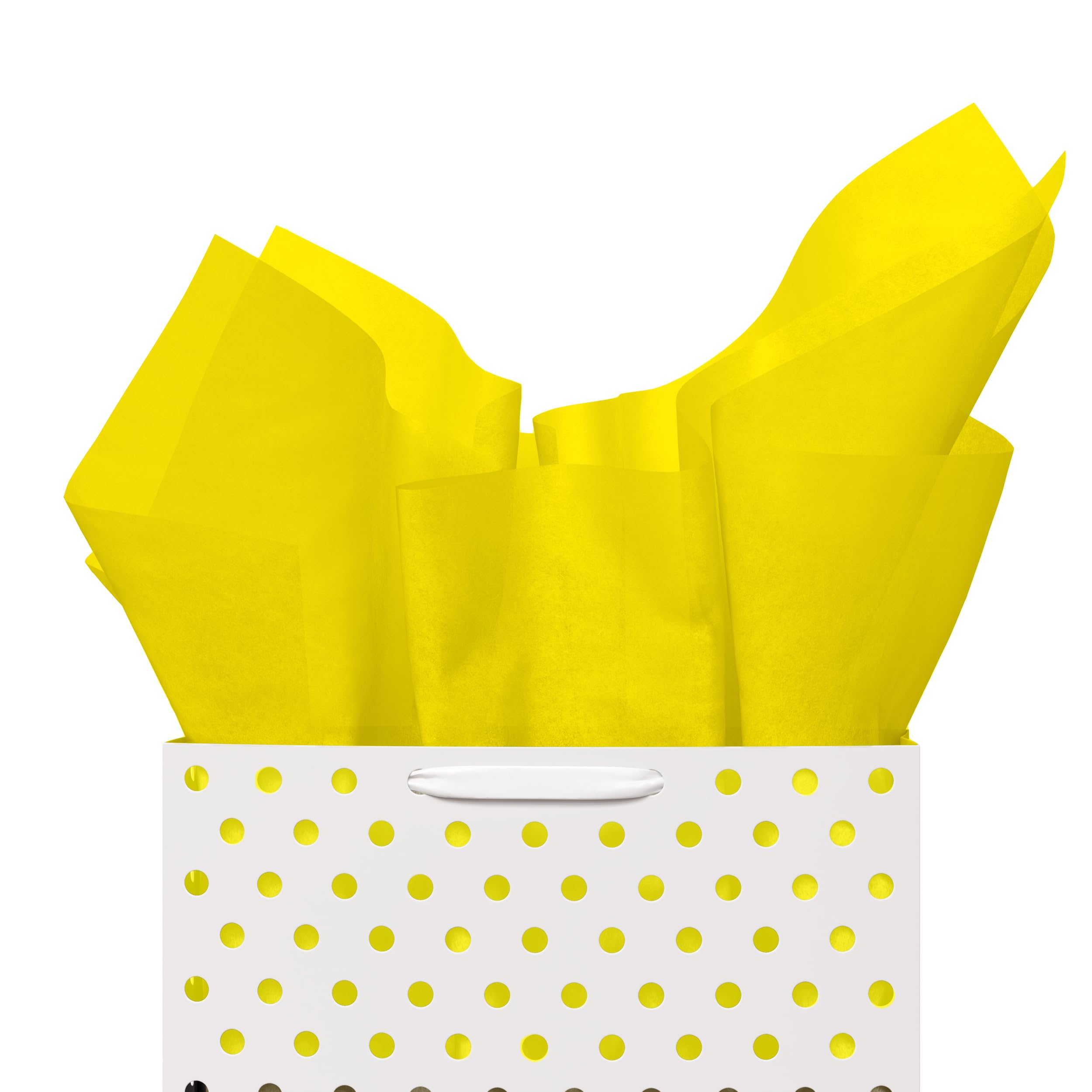 15 In. x 20 In. Yellow Tissue Paper | 480 Sheets