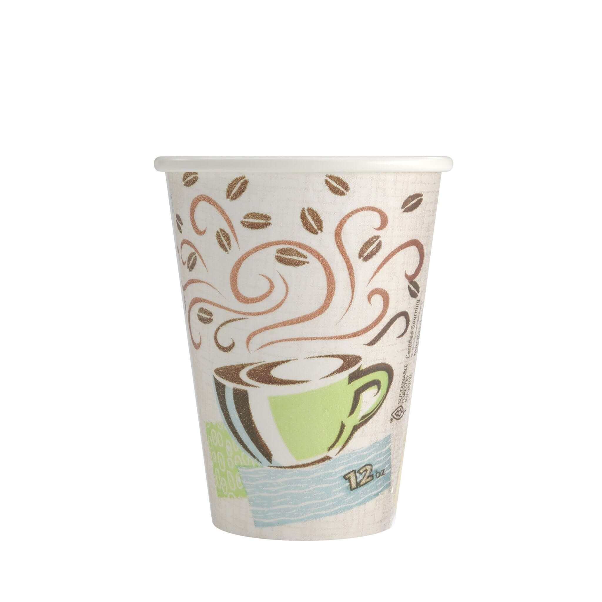 12 Oz. Dixie Perfect Touch Paper Cups | 1000 Count - Yom Tov Settings