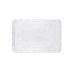 9" x 13" | Clear Plastic Rectangle Tray | 48 Count - Yom Tov Settings