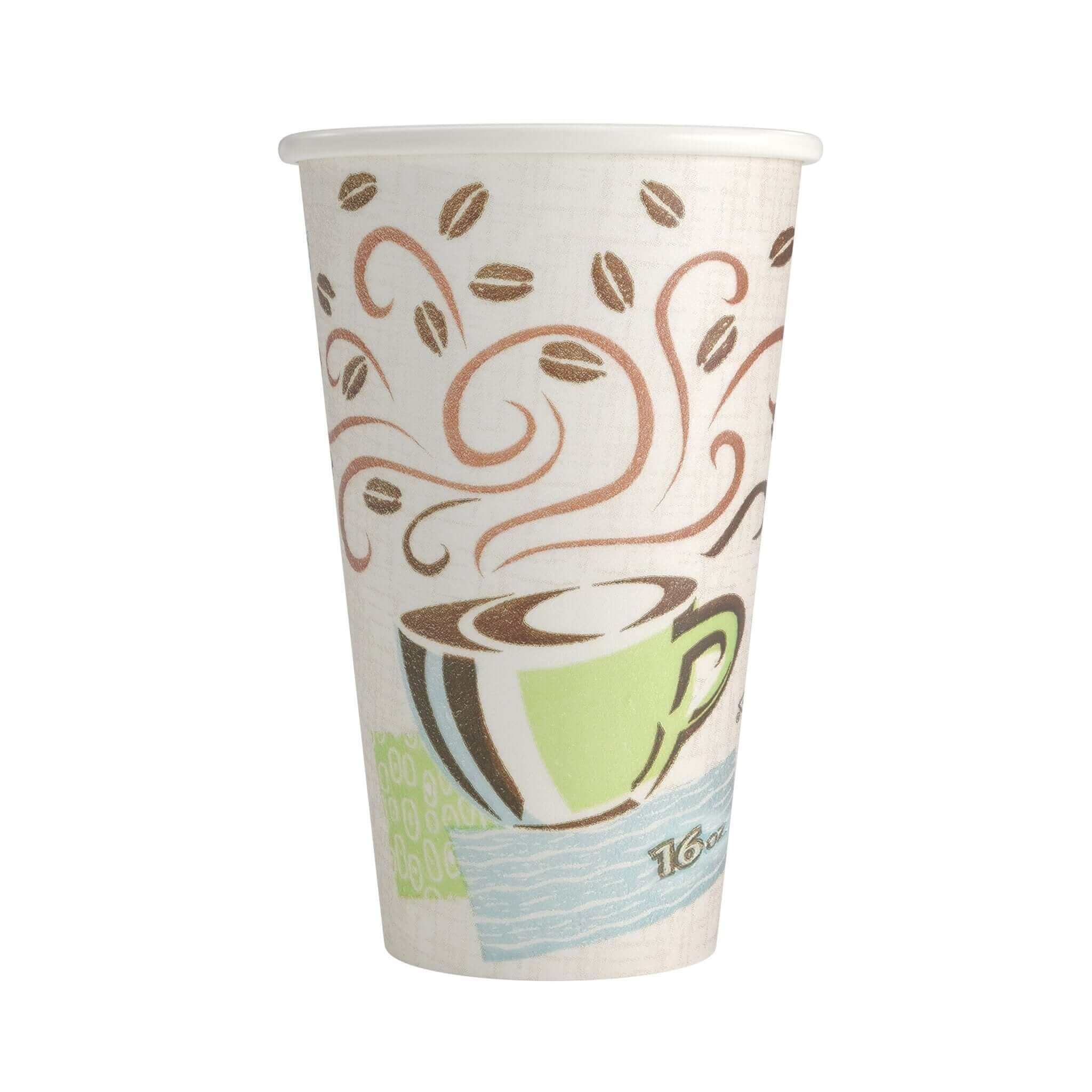 16 Oz. Dixie Perfect Touch Paper Cups | 500 Count - Yom Tov Settings