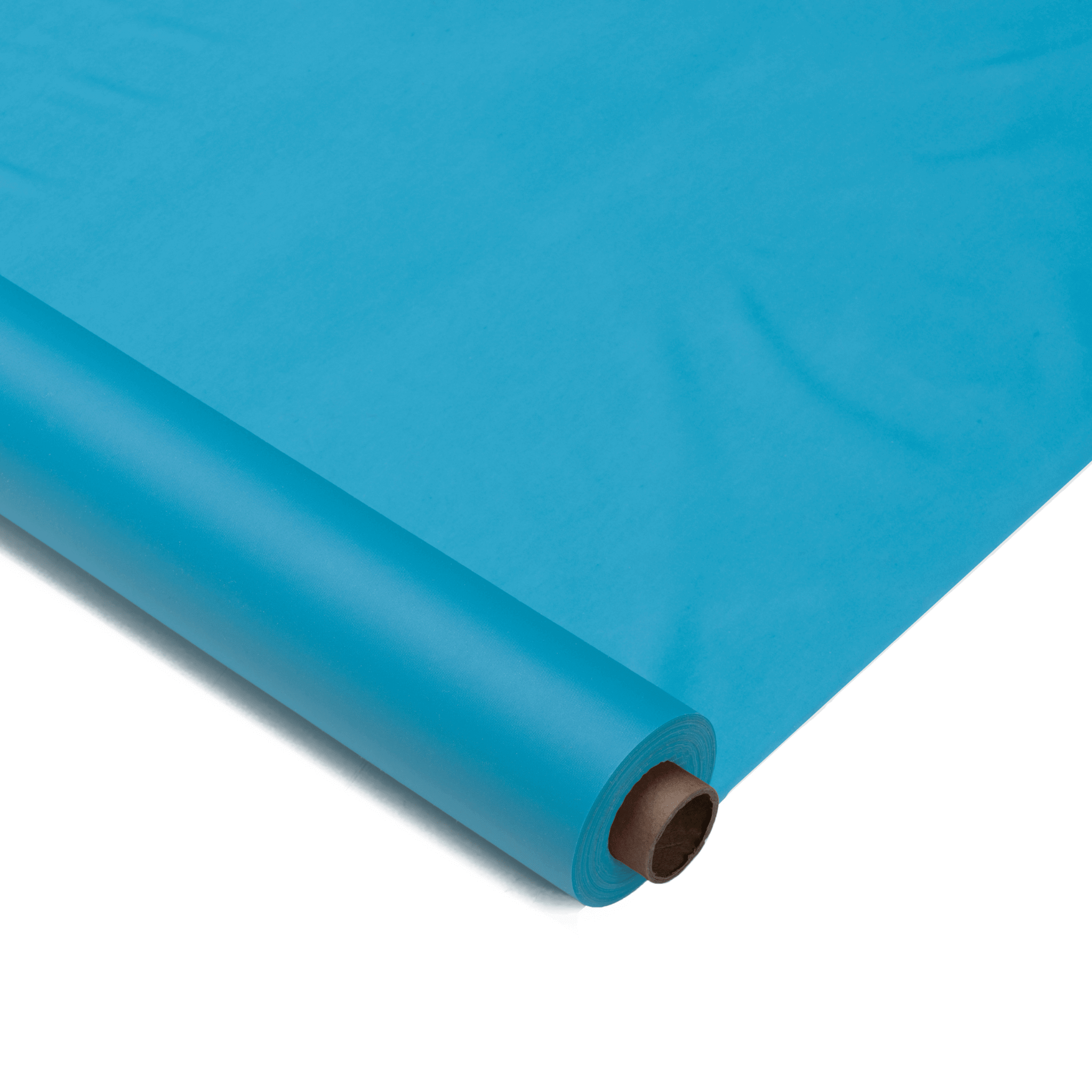 40 In. X 100 Ft. Premium Turquoise Plastic Table Roll | 6 Pack - Yom Tov Settings