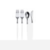 Load image into Gallery viewer, 80 Piece White/Silver Cutlery Combo Set - Yom Tov Settings