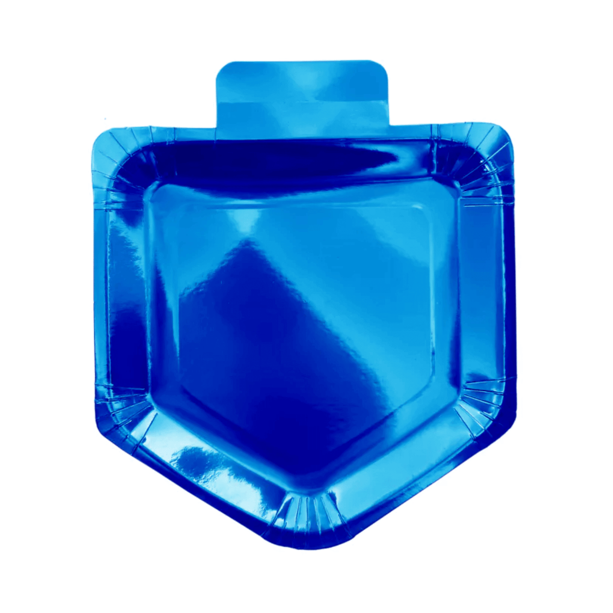 Blue Dreidel Plate (100 Count) - Yom Tov Settings