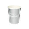 Silver Chanukah Paper Cups (100 Count) - Yom Tov Settings
