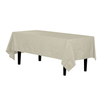 Premium Ivory Plastic Tablecloth | 12 Count - Yom Tov Settings
