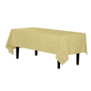 Premium Light Yellow Plastic Tablecloth | 96 Count - Yom Tov Settings