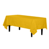Premium Yellow Plastic Tablecloth | 96 Count - Yom Tov Settings