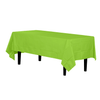 Lime Green Plastic Tablecloth | 48 Count - Yom Tov Settings