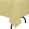Premium Light Yellow Plastic Tablecloth | 96 Count - Yom Tov Settings