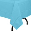 Sky Blue Plastic Tablecloth | 48 Count - Yom Tov Settings