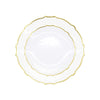 Clear/Gold Petal Plates - Combo Pack 120/120 - Yom Tov Settings