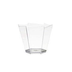 3.3 Oz. | Clear Hexagon Miniatures | 576 Count - Yom Tov Settings