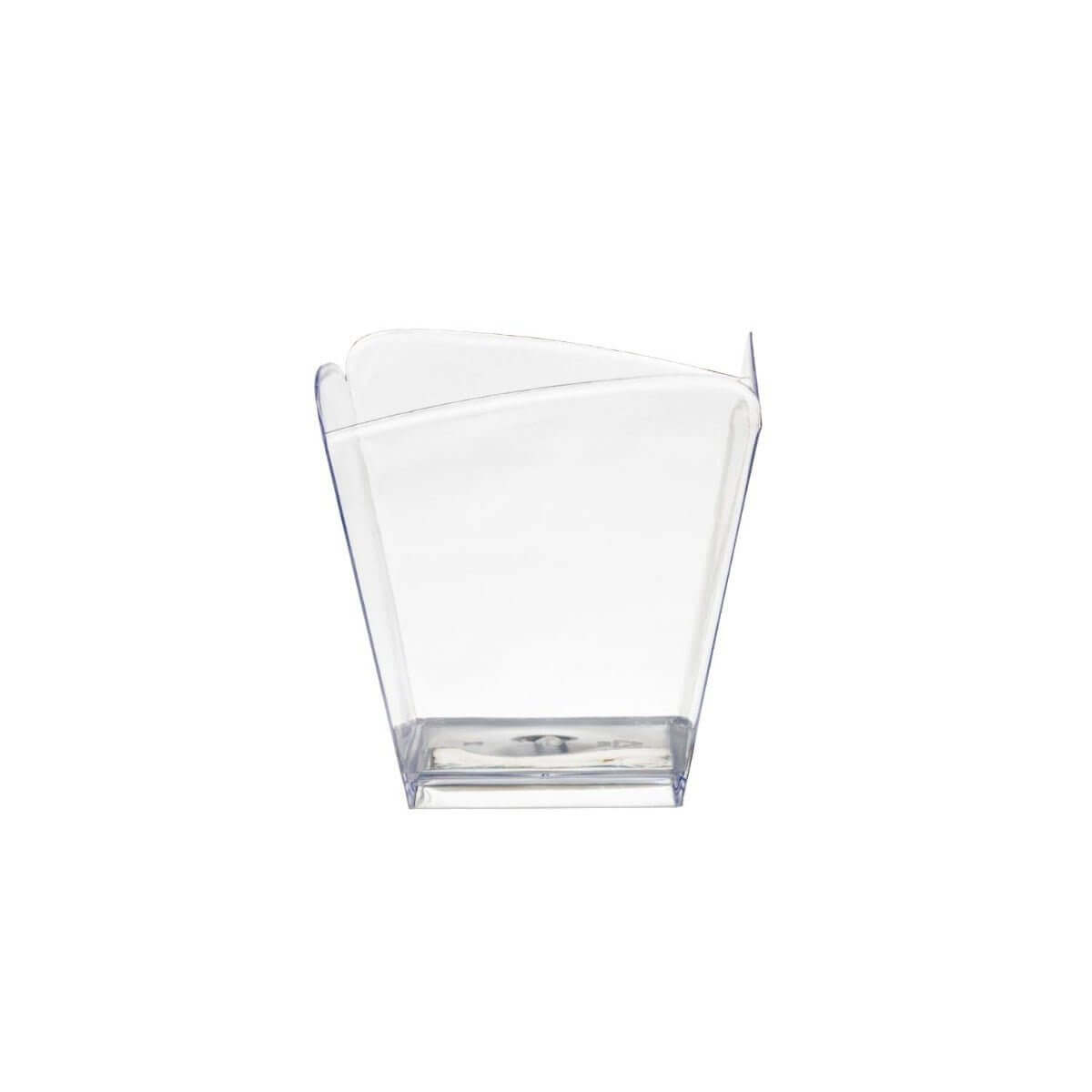 3.1 Oz. | Clear Curved Squares | 576 Count - Yom Tov Settings
