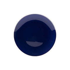 8" Classic Navy Design Plastic Plates (120 Count) - Yom Tov Settings