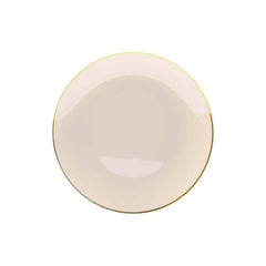 8" Classic Ivory Design Plastic Plates (120 Count) - Yom Tov Settings