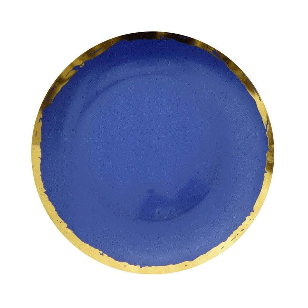 10" Glam Design Plastic Plates (120 Count) - Yom Tov Settings