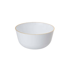 Classic Gold Design Plastic Bowls (40 Count) - Yom Tov Settings