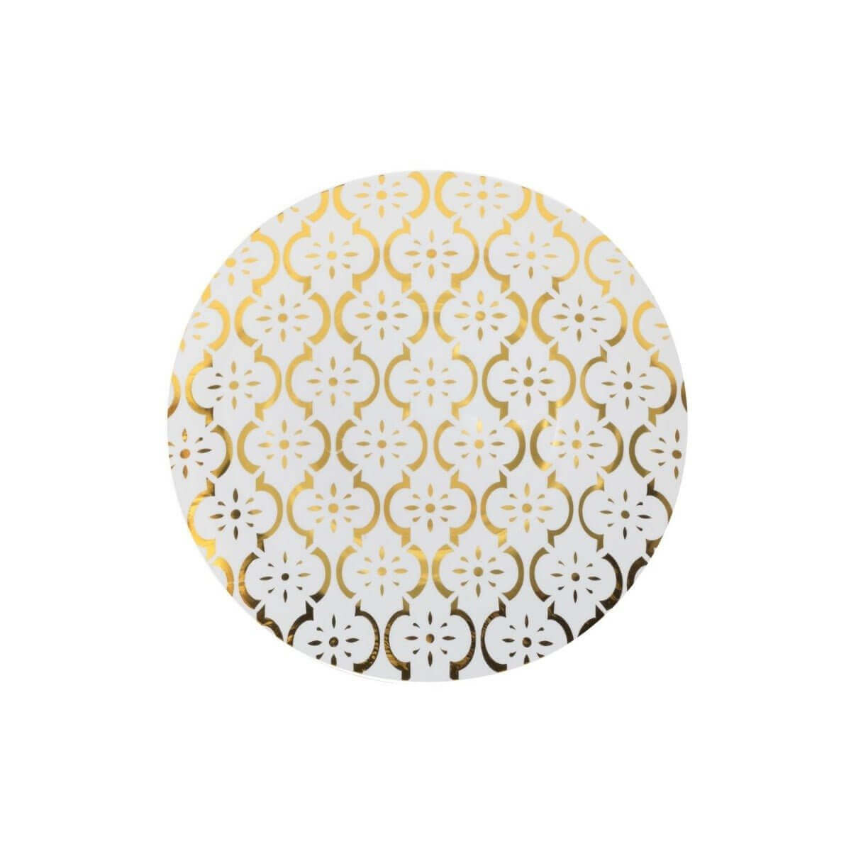 8" Moroccan Design Plastic Plates (120 Count) - Yom Tov Settings