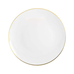 140 Piece White & Gold Rim Combo Set | Serves 20 Guests - Yom Tov Settings