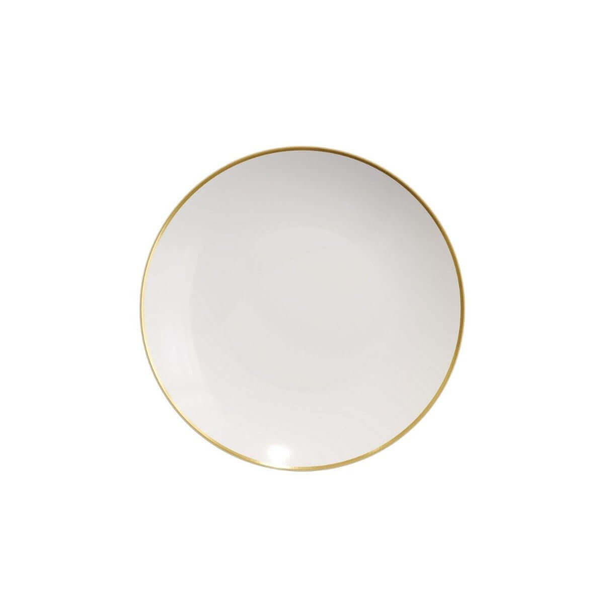 6" Classic Gold Design Plastic Plates (120 Count) - Yom Tov Settings