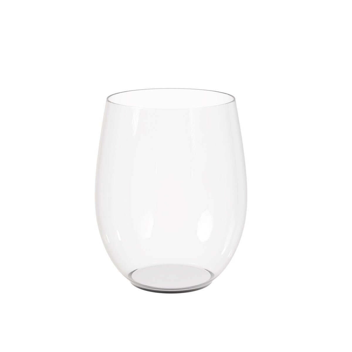 16 Oz. Clear Stemless Wine Cup | 24 Count - Yom Tov Settings