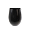 16 Oz. Black Stemless Wine Cup | 24 Count - Yom Tov Settings