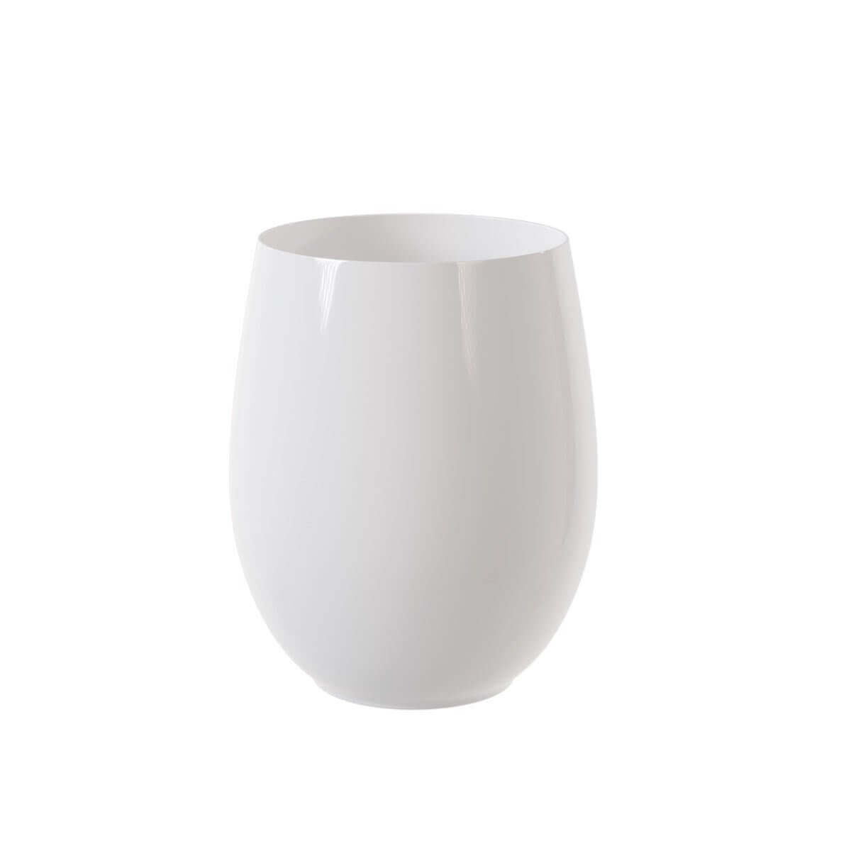 16 Oz. White Stemless Wine Cup | 24 Count - Yom Tov Settings