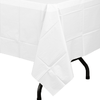 White Plastic Tablecloth | 48 Count - Yom Tov Settings
