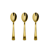 Exquisite Gold Plastic Tea Spoons | 480 Count - Yom Tov Settings