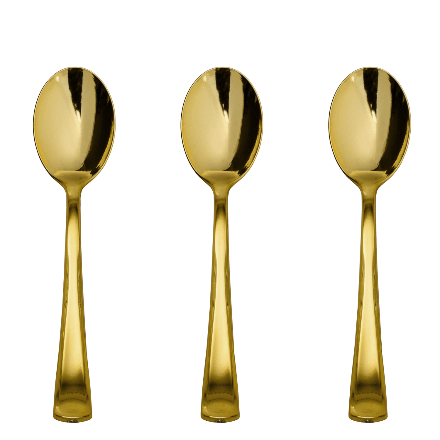 Exquisite Gold Plastic Spoons | 480 Count - Yom Tov Settings