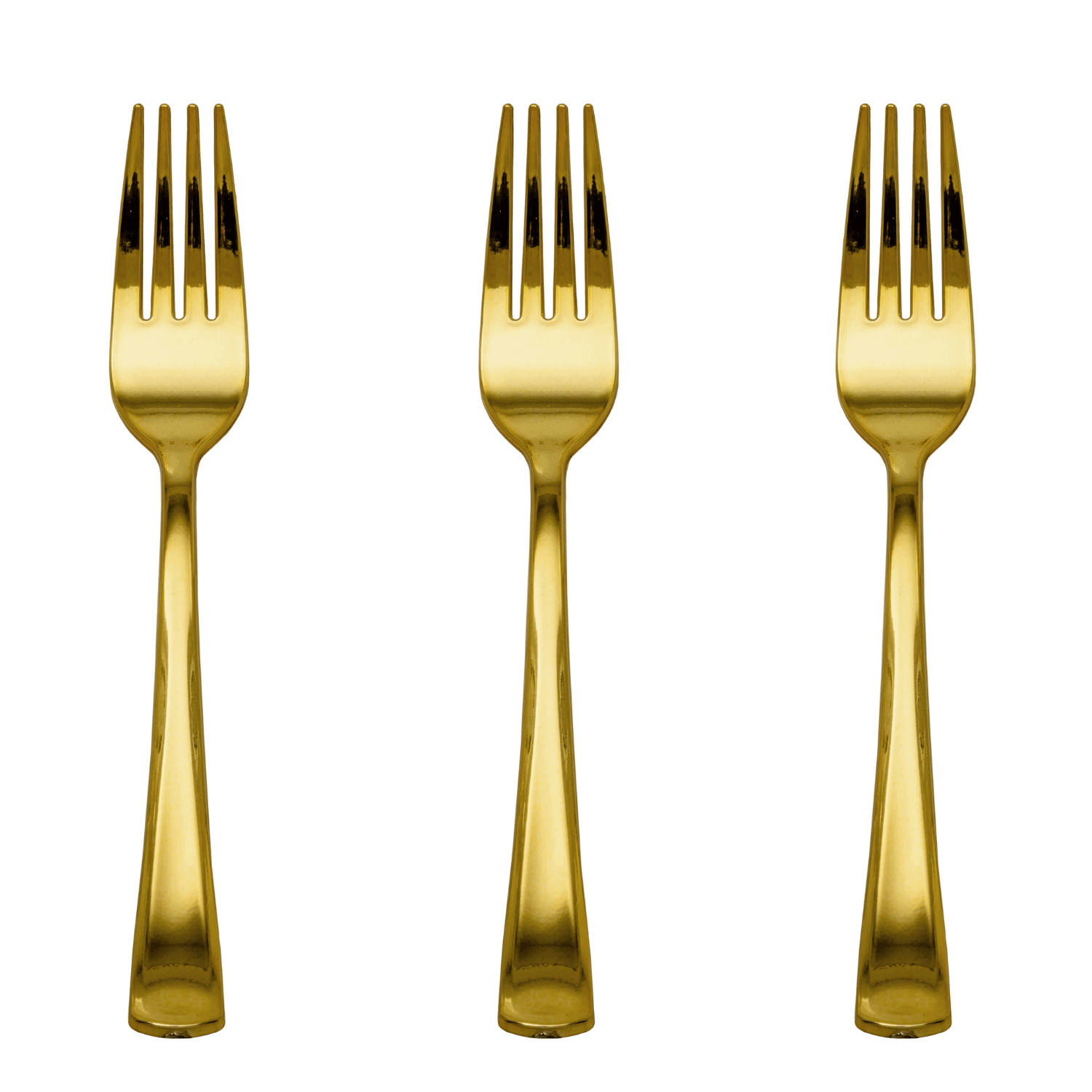 Exquisite Gold Plastic Forks | 480 Count - Yom Tov Settings