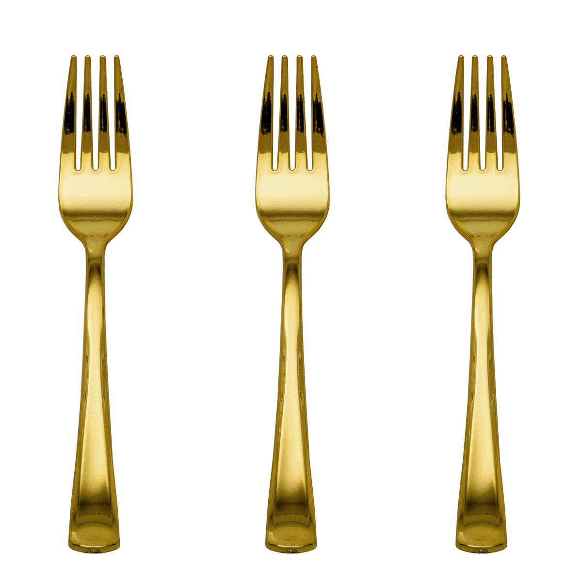 Exquisite Gold Plastic Forks | 480 Count - Yom Tov Settings