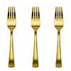 Exquisite Gold Plastic Forks | 480 Count - Yom Tov Settings