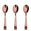 Exquisite Rose Gold Plastic Spoons | 480 Count - Yom Tov Settings