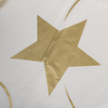 Gold Star Printed Plastic Table Cloth | 48 Count