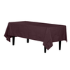 Premium Brown Plastic Tablecloth | 96 Count - Yom Tov Settings
