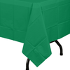 Emerald Green Plastic Tablecloth | 48 Count - Yom Tov Settings