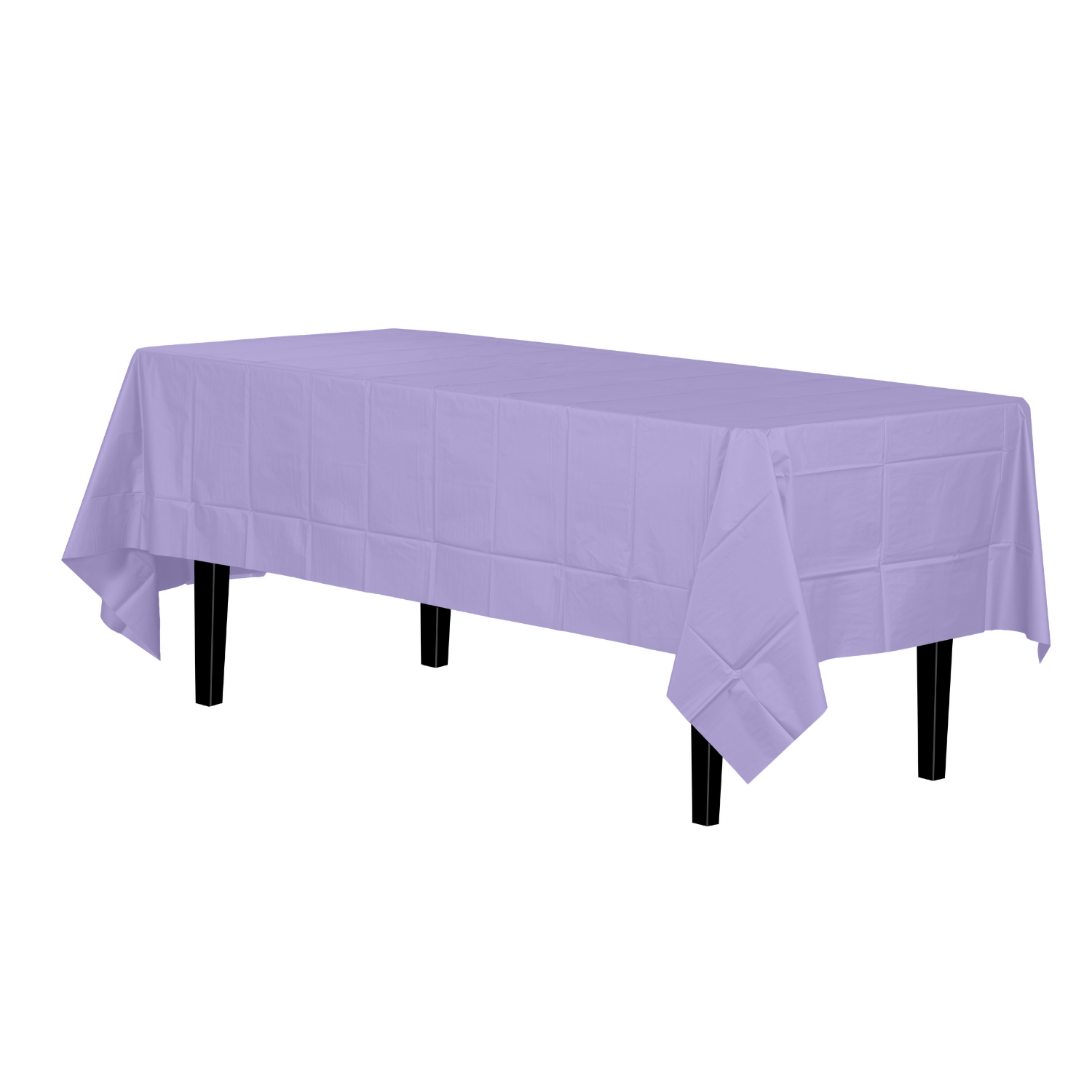 Lavender Plastic Tablecloth | 48 Count - Yom Tov Settings