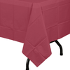 Burgundy Plastic Tablecloth | 48 Count - Yom Tov Settings